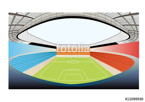 500x354 Stadium Vector Stock Image And Royalty Free Vector