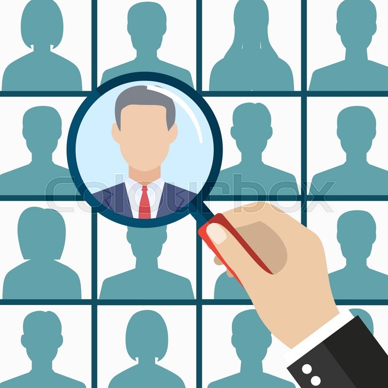 800x800 Human Resources Management Select Stock Vector Colourbox