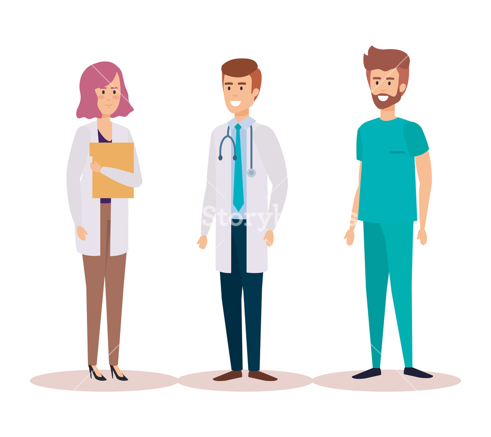 1000x889 Group Of Doctors Medical Staff Vector Illustration Design Royalty