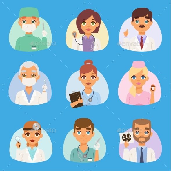 590x590 Doctors And Nurses Medical Staff Vector People
