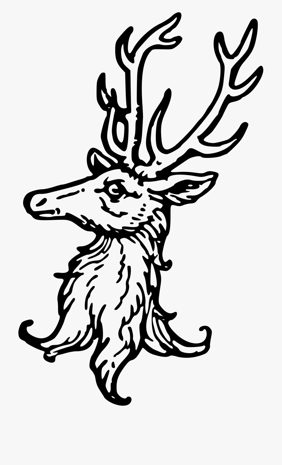 Download Stag Head Vector at Vectorified.com | Collection of Stag ...