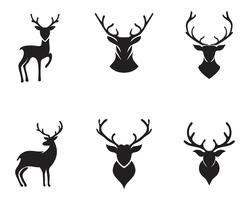250x200 Deer Head Free Vector Art
