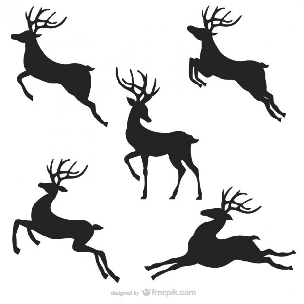 Deer Silhouette Vectors Download Free Vector Art Graphics 626x626 Deer Silhouette Vectors Download Free Vector Art Graphics