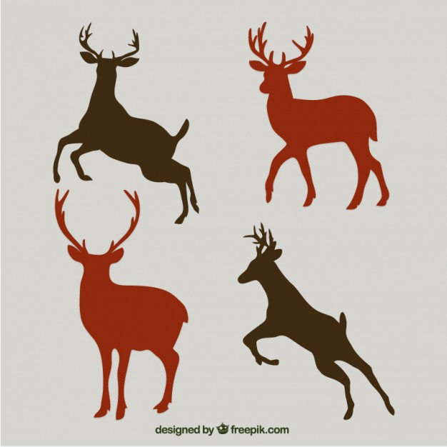 Jumping Deer Vectors, Photos And Free Download 626x626 Jumping Deer Vectors, Photos And Free Download