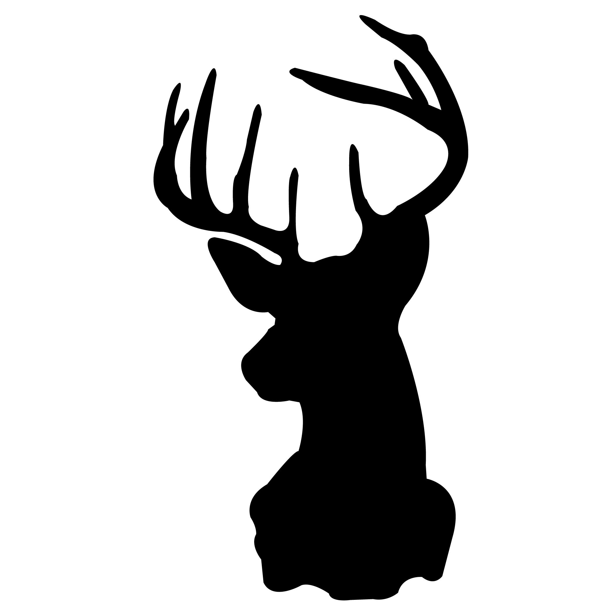 Door Decor Deer Stencil, Deer Head 2100x2100 Door Decor Deer Stencil, Deer Head