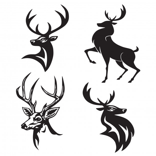 Deer Logo Set Premium Design Vector Vector Premium Download 626x626 Deer Logo Set Premium Design Vector Vector Premium Download