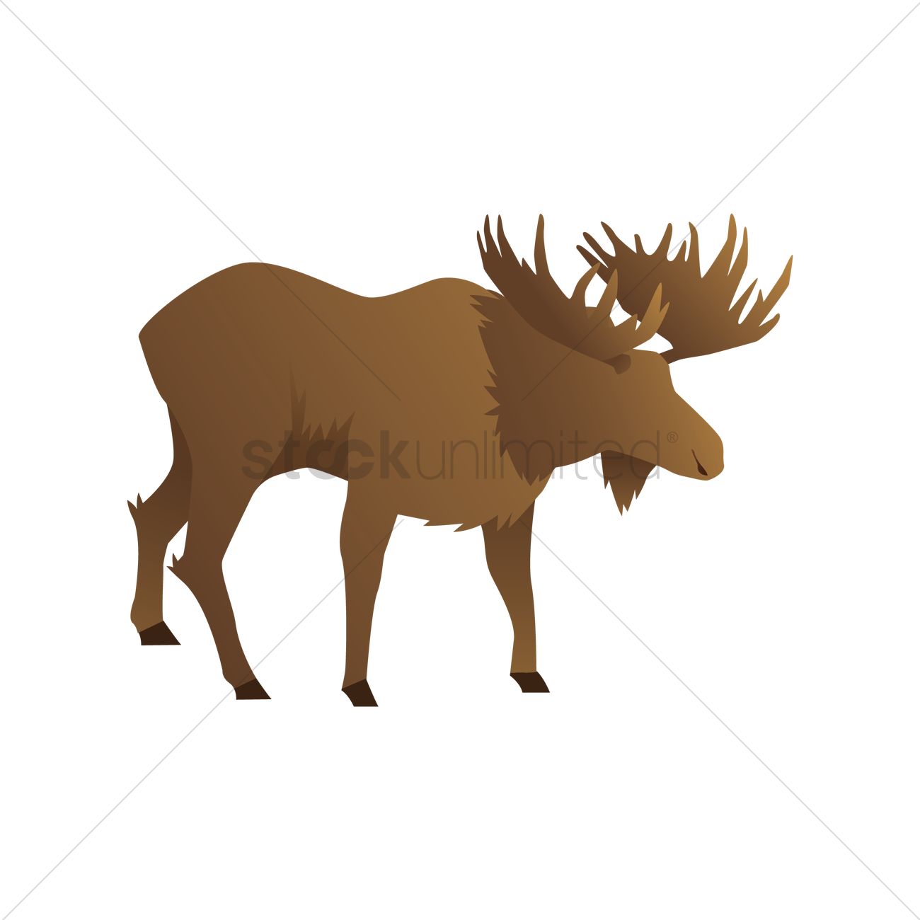Free Stag Vector Image 1300x1300 Free Stag Vector Image