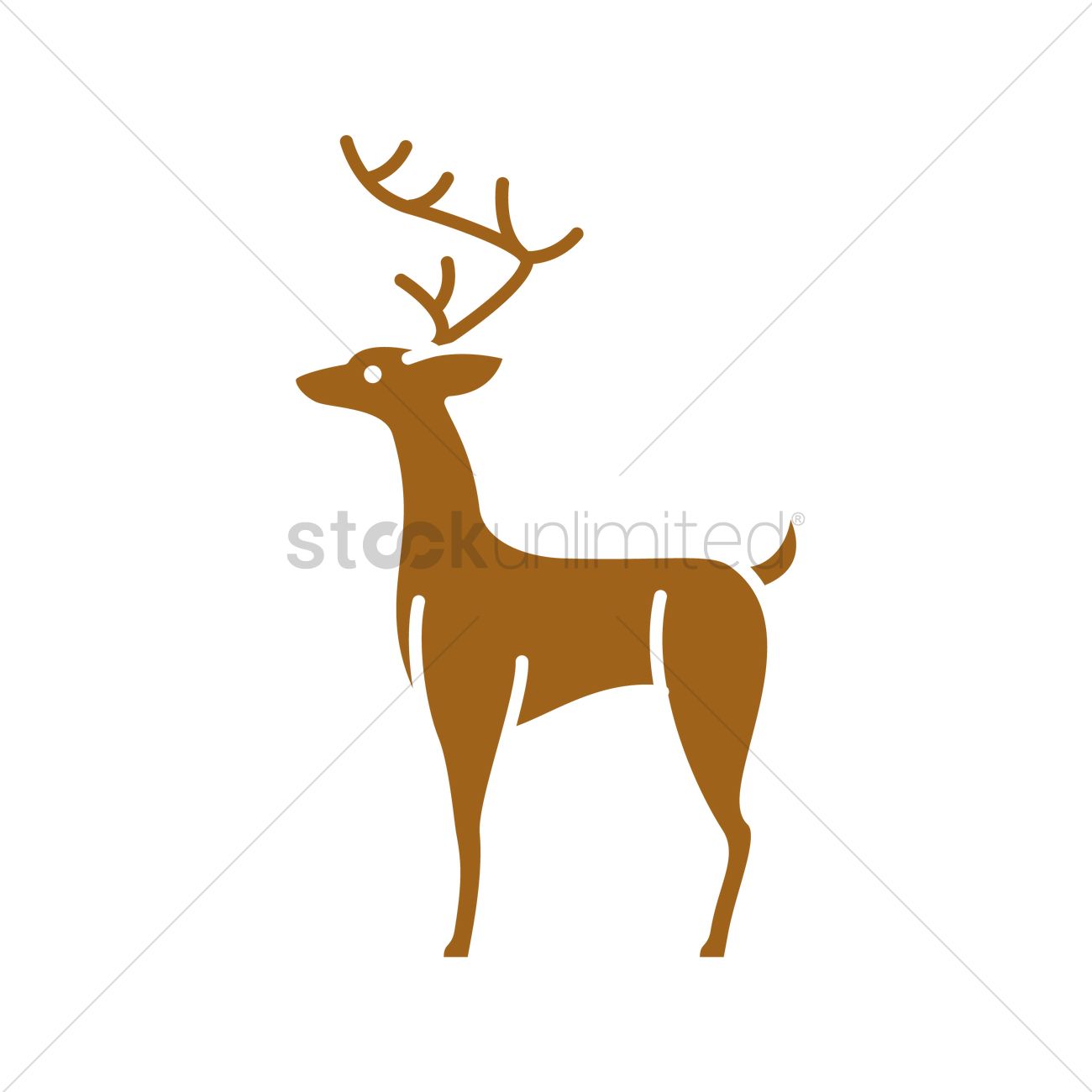 Stag Vector Image 1300x1300 Stag Vector Image