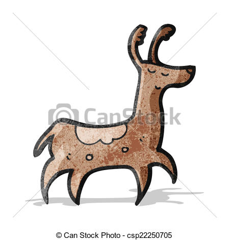 Cartoon Stag Vector Clipart 449x470 Cartoon Stag Vector Clipart