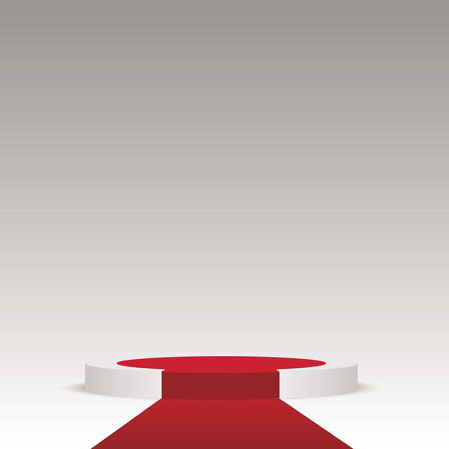 900x900 Round Stage Podium Illuminated Stage Vector Backdrop Festive