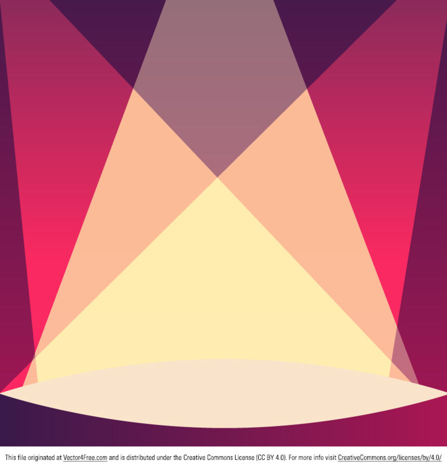 893x936 Stage Background Vector