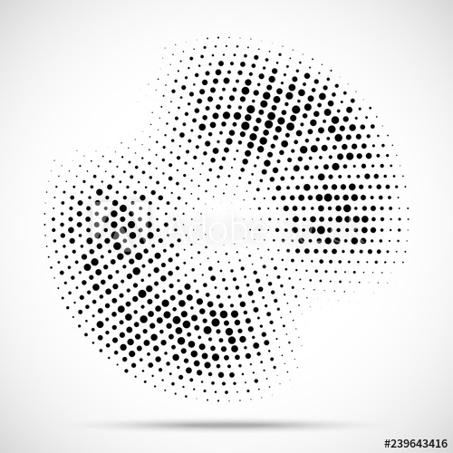 Halftone Circle Frame Dotted Background Round Border Icon Using 500x500 Halftone Circle Frame Dotted Background Round Border Icon Using