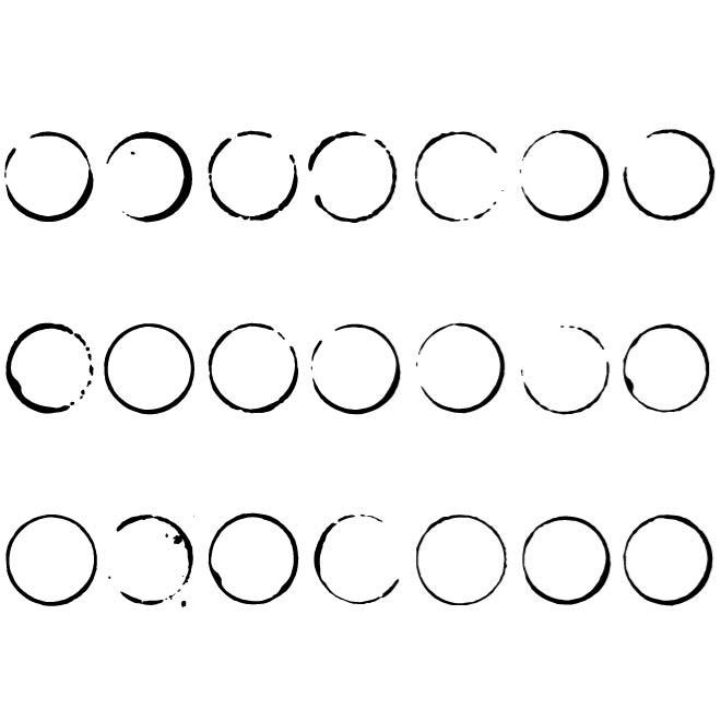 Coffee Stains Vector Pack 660x660 Coffee Stains Vector Pack