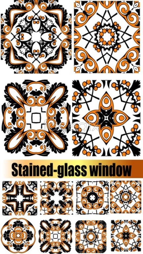 459x817 Stained Glass Patterns Vector Over Millions Vectors, Stock