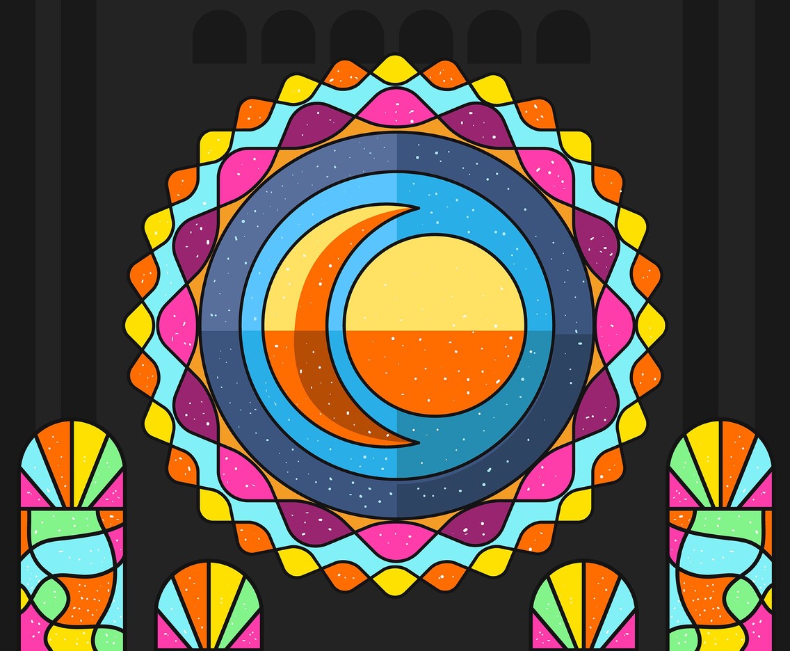 1136x936 Stained Glass Window Vector Art Graphics