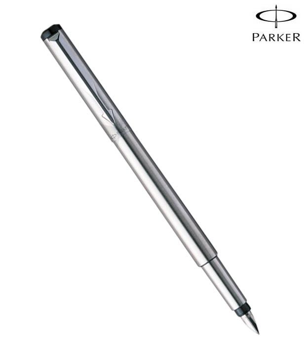 620x726 Parker Vector Stainless Steel Ct Fountain Pen Buy Online