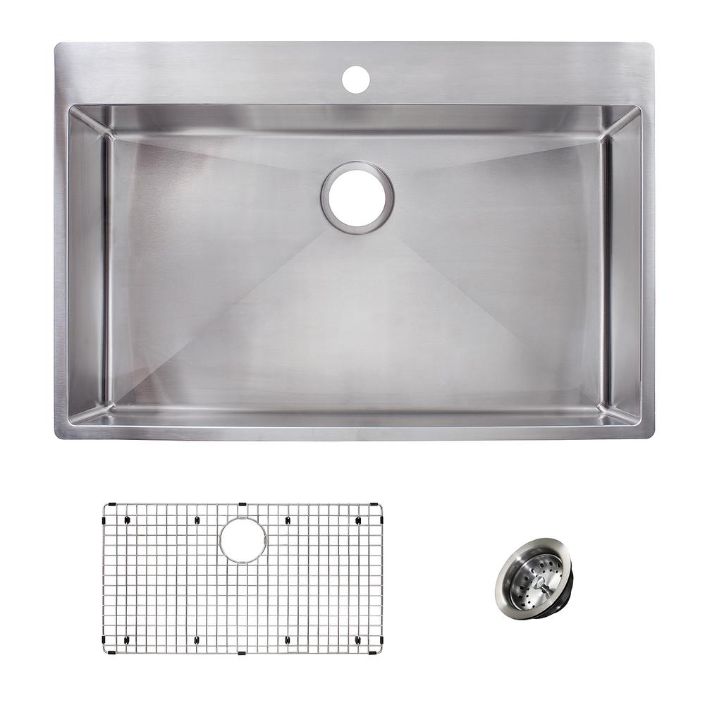1000x1000 Franke Vector All In One Dual Mount Stainless Steel In Hole