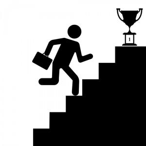 300x300 Stock Illustration Icon Man Climbing Stairs Vector Wallkeeper