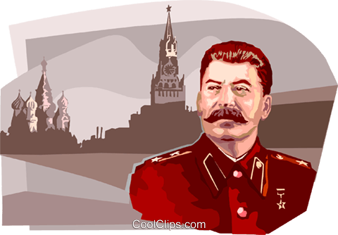 480x334 Joseph Stalin Royalty Free Vector Clip Art Illustration