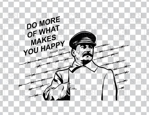 570x441 Stalin Clipart Inspirational Quote Vector Clipart Dark Etsy