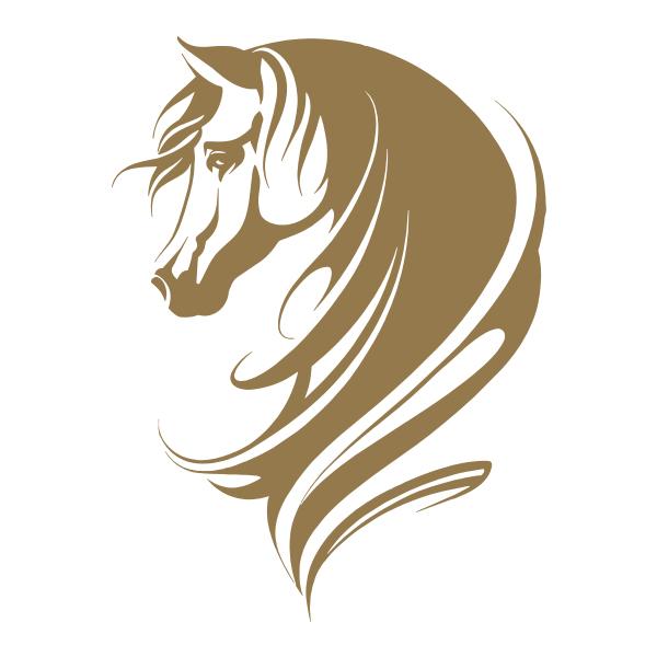 600x600 Horse Vinyl Decal Sticker For Cartruck Window Computer Stallion