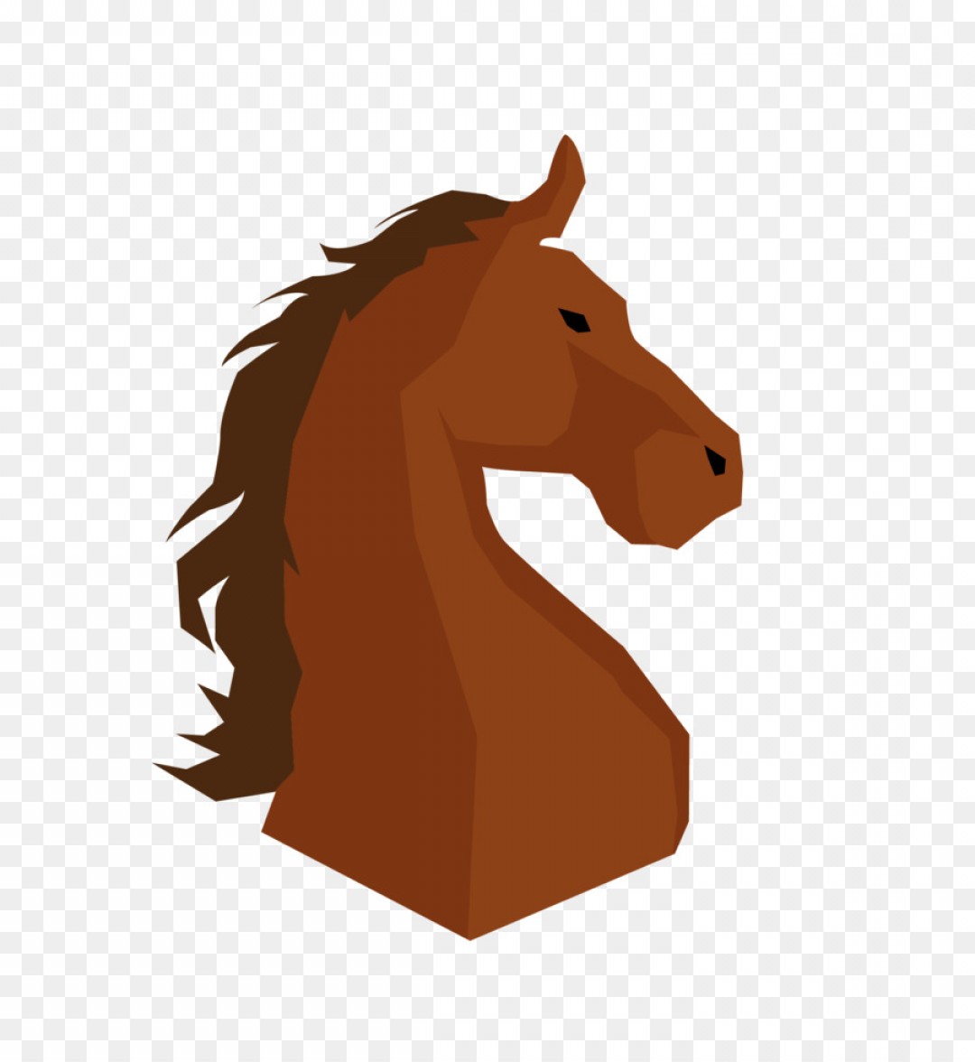 1080x1176 Png Mustang Pony Mane Stallion Vector Brown Horse Head Handandbeak