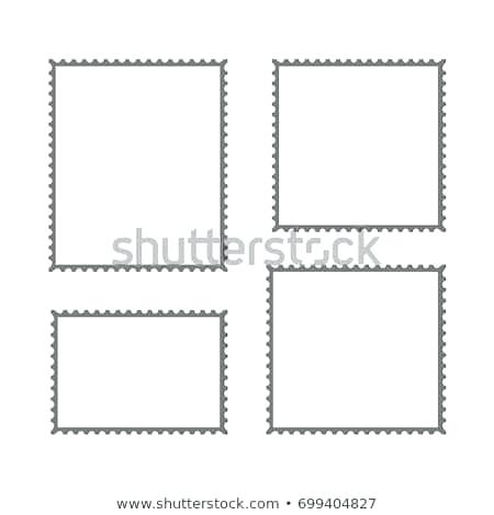 450x470 Postage Stamp Frame Vector Blank Free Template Border F