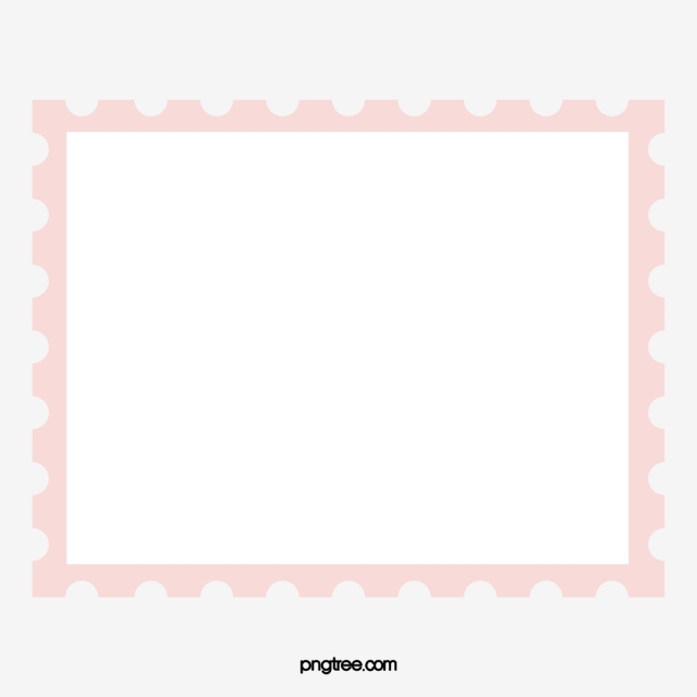 640x640 Postcard Stamps Border, Border Vector, Postcard, Stamp Png