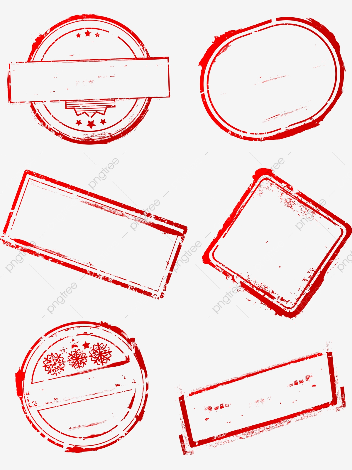 1200x1601 Six Creative Red Seal Border Material Pattern, Red Border