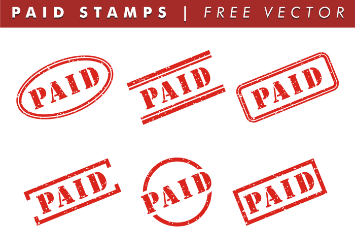 700x490 Paid Stamps Free Vector