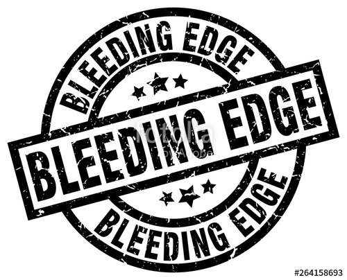 500x404 Bleeding Edge Round Grunge Black Stamp Stock Image And Royalty