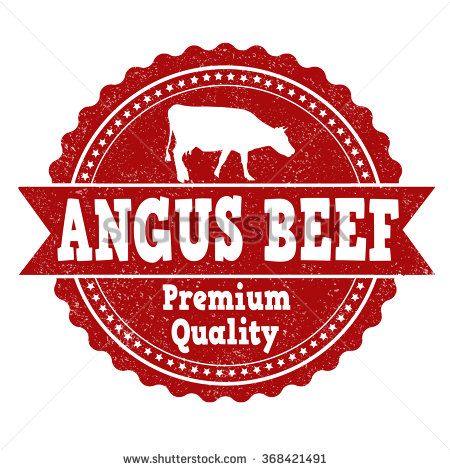 450x470 Beef Logo Angus Beef Grunge Rubber Stamp On White Background