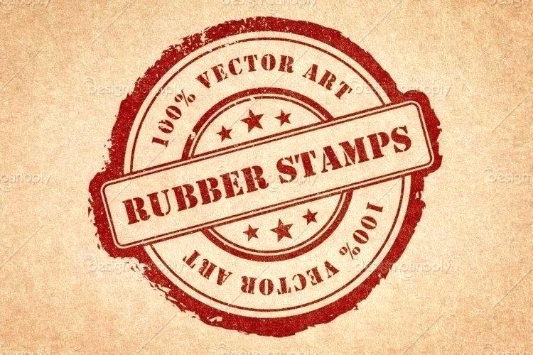 750x500 Stamp Logo Template