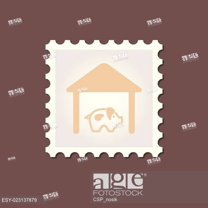 701x700 Pigsty St Outline Vector Illustration, Stock Photo, Picture