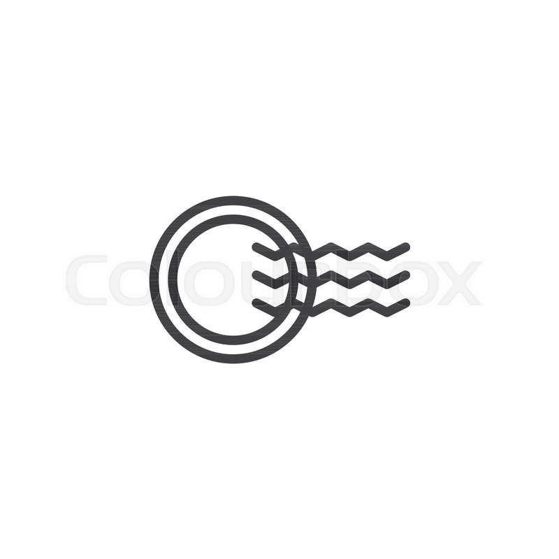 800x800 Postage Stamp Outline Icon Linear Stock Vector Colourbox