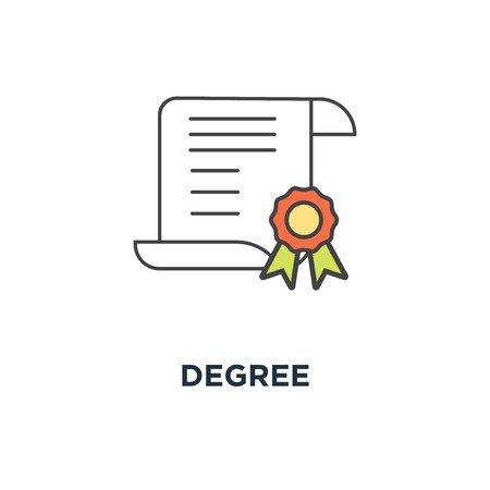 450x450 Degree Icon Certificate, Quality, Diploma, Award Or Achievement