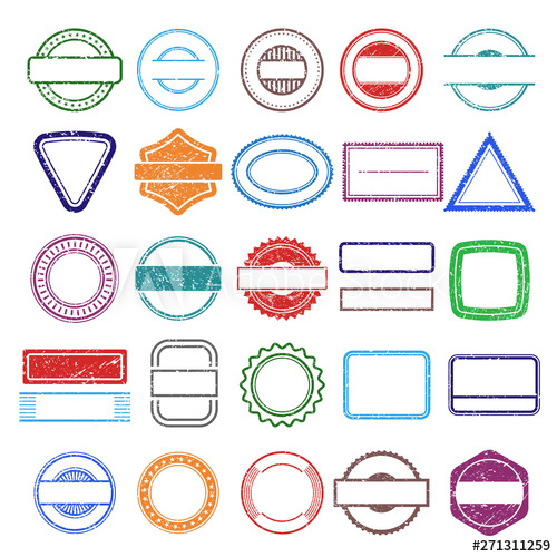 Stamp Rubber Frames Round And Square Scratching Grunge Shapes 500x500 Stamp Rubber Frames Round And Square Scratching Grunge Shapes