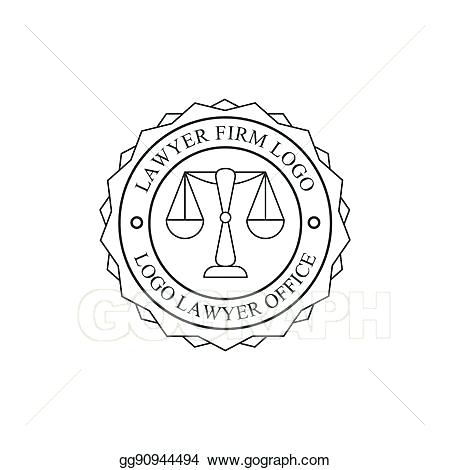 Vector Stock Law Firm And Lawyer Office Black White Logo Round 450x470 Vector Stock Law Firm And Lawyer Office Black White Logo Round