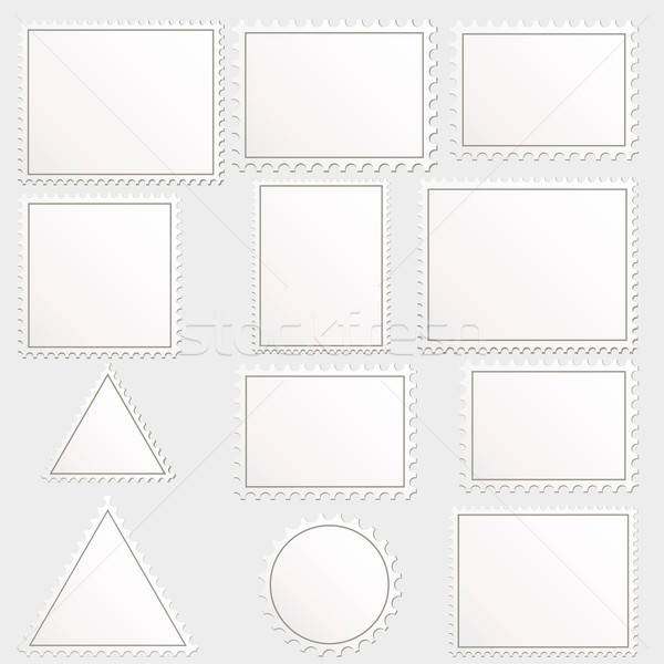 Vector Big Set Of Blank Postage Stamps Different Geometric Shape 600x600 Vector Big Set Of Blank Postage Stamps Different Geometric Shape