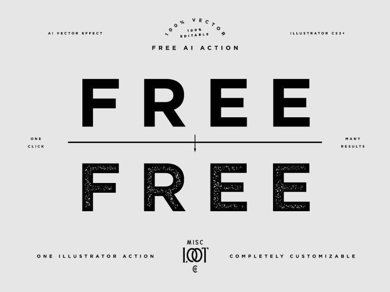 800x600 Stamp Texture And Action For Adobe Illustrator