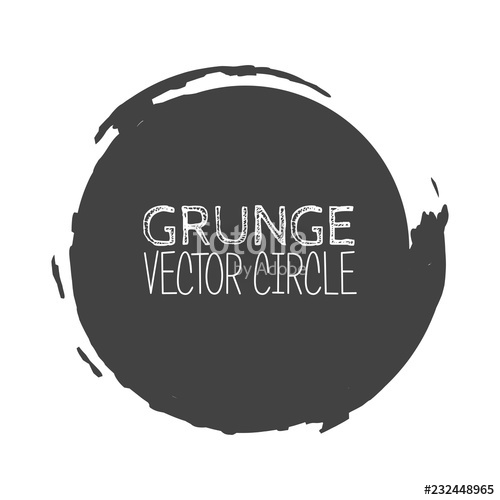 500x500 Vector Grunge Circle Element For Your Design Rubber Stamp