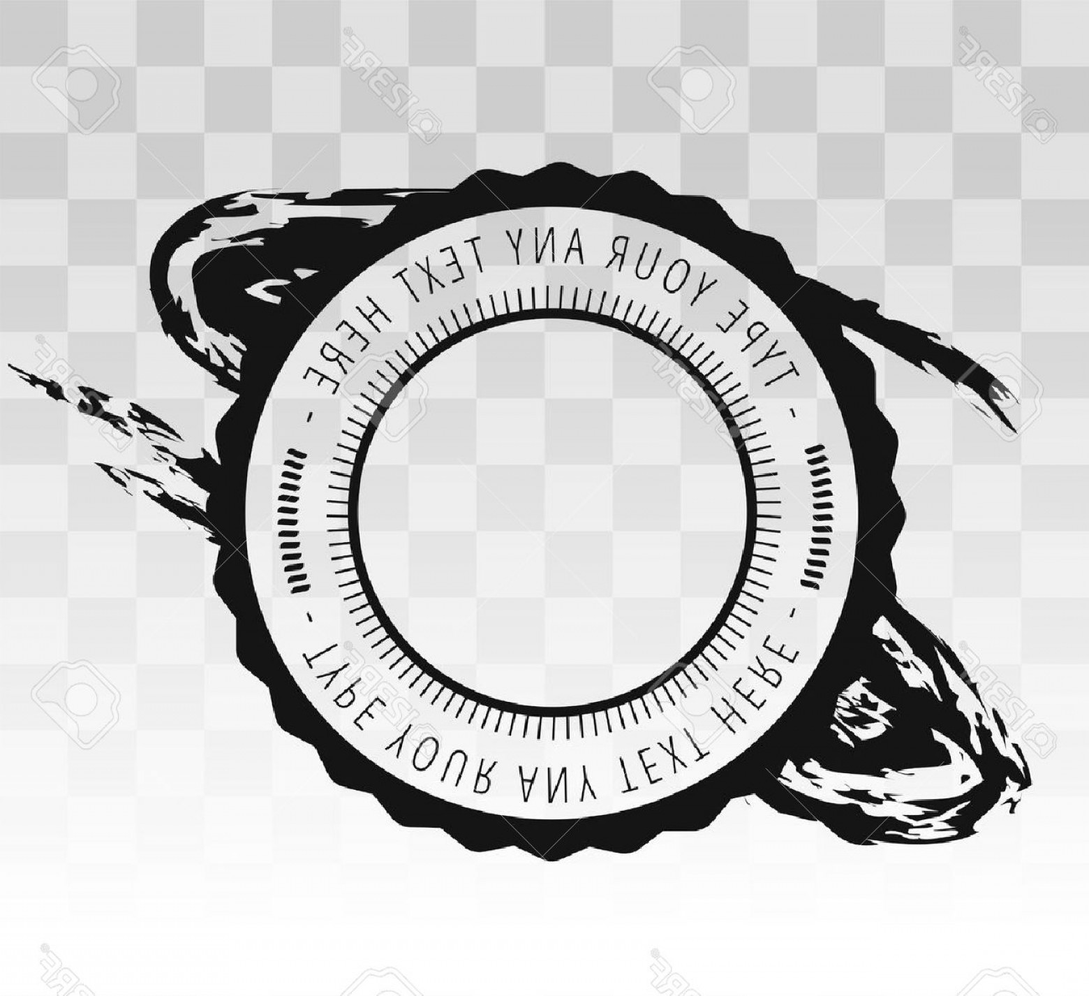 Круг для логотипа Винтаж