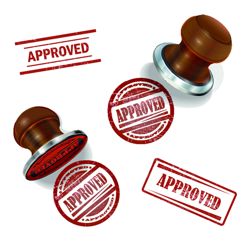 500x500 Seal With Stamp Elements Vector For Free Download Free Vector