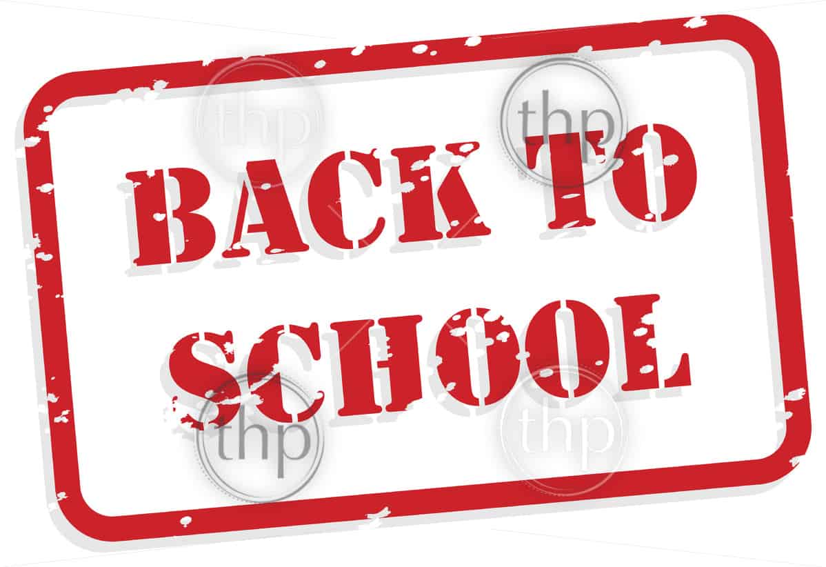 1198x822 Back To School Red Rubber Stamp In Vector Format Vector