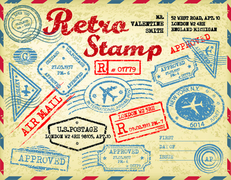 473x368 Travel Stamp Free Vector Download