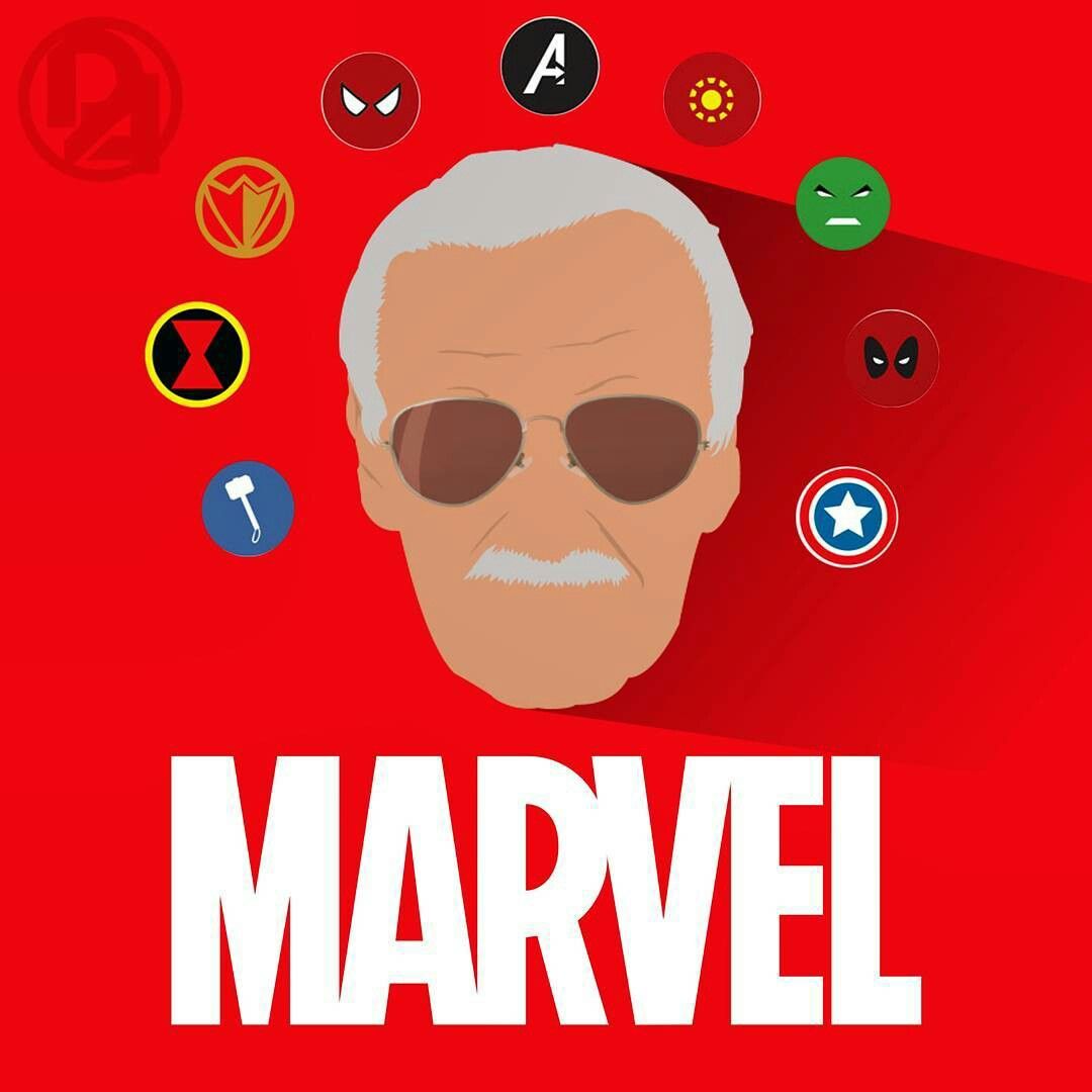 1080x1080 Vector Design Art Work Inspired From Stan Lee And Marvel