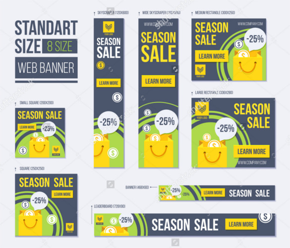 585x501 Banner Ad Template Free Format Download! Free