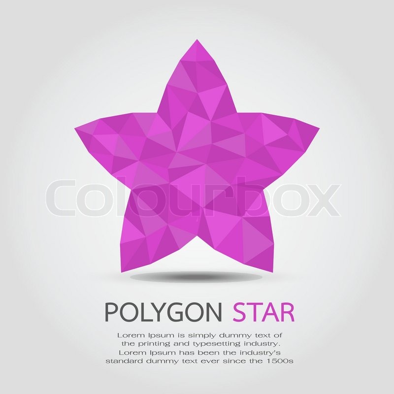 800x800 Polygon Star Vector Format Stock Vector Colourbox