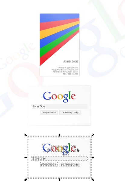 414x600 Standard Business Card Free Vector In Open Office Drawing