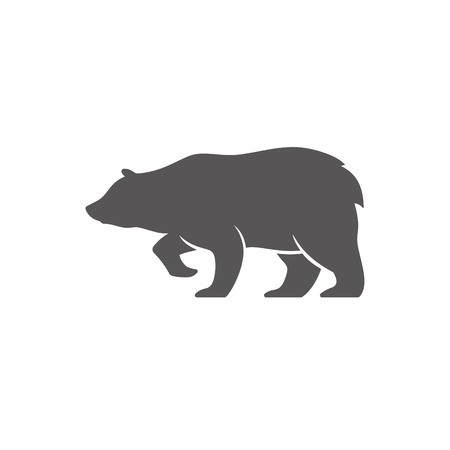 Standing Bear Silhouette Vector at Vectorified.com | Collection of ...